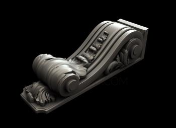 Corbels (KR_0571) 3D model for CNC machine